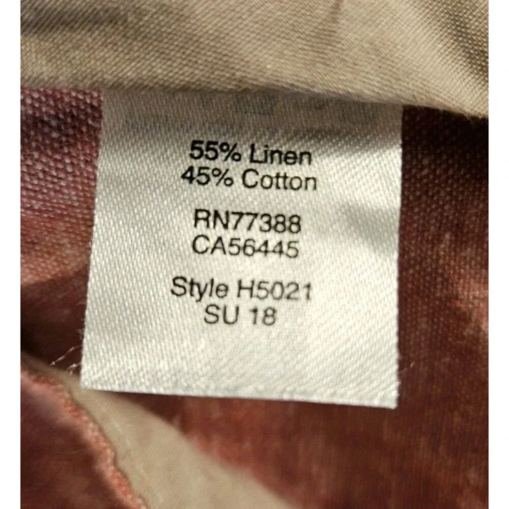 J Crew Shorts Mens 36 Pink Gramercy Chinos Linen Blend 9